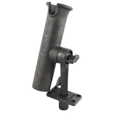 RAM-301-FU  RAM Tube Fishing Rod Holder with Flush Base...