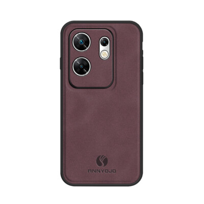 For Infinix Zero 30 4G, Luxury Shockproof Retro Leather Magnetic Soft Cover Case