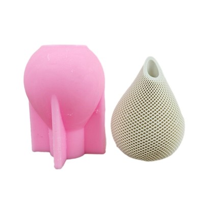 Silicone Concrete Flower Pot Storage Box Mold for Succulent Plant Decor