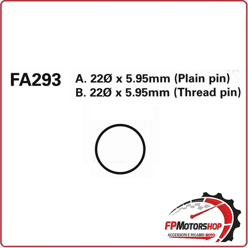 PASTIGLIE PASTICCHE FRENI PER MOTO MINI EBC FA293 POLINI BIKES HRD SX 50 CROSS