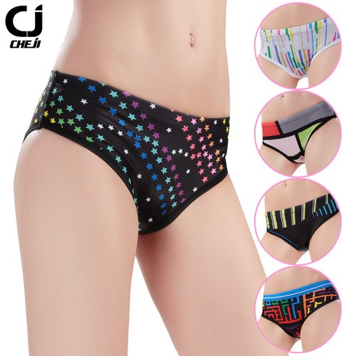 CHEJI Damen Radsport Unterwäsche Shorts Gepolsterte Fahrrad Unterwäsche Slip