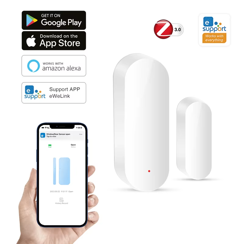 Zigbee Smart Door Window Sensor Smart Home Open/Closed Detectors EWeLink App Con