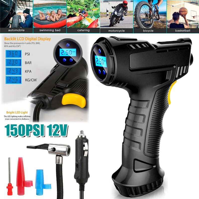 Led Digital Electric Handheld 150psi 12v