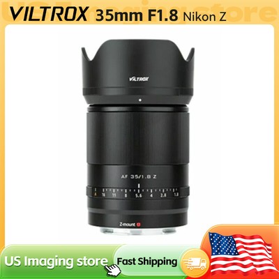 VILTROX 35mm F1.8 AF Full Frame Portrait Lens Nikon Z mount Z5 Z6 Z7 II Z30 US
