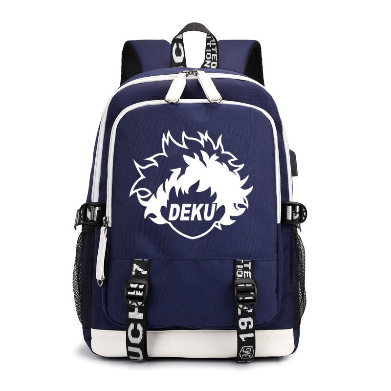 My Hero Academia Luminous USB Charge Laptop Backpack ...