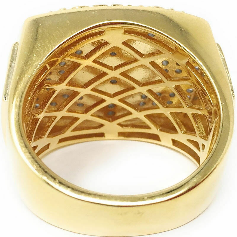 Pre-owned Online0369 Men's 1.18 Ct Round Pink Ruby Cubic Zirconia Custom Initial Letter Ring In White