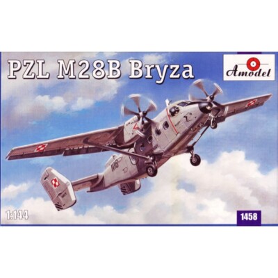 PZL M28B Bryza - kits models Amodel 1458 Plastic model airplane kit Scale 1:144 