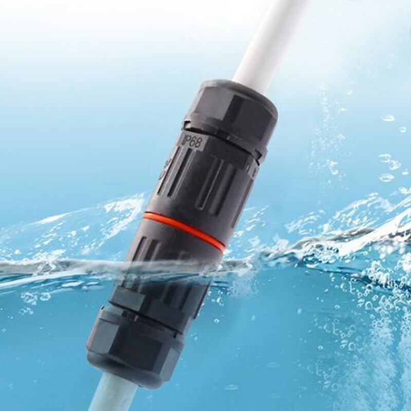 IP68 Industrial Electrical Waterproof Wire cable Connector Outdoor Plug Sock L1