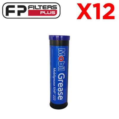 12 x 1000106 Mobil One 450g Grease Cartridge XHP222 - Fits standard grease guns