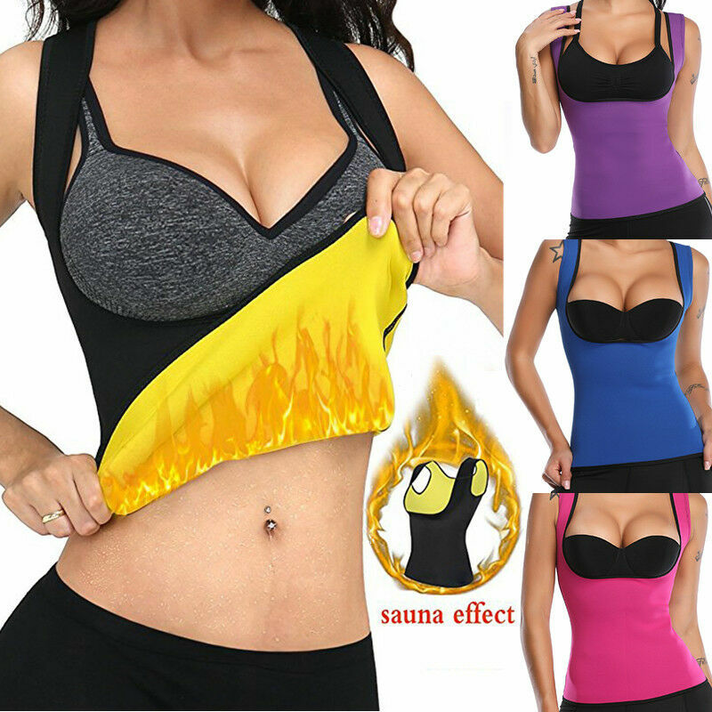 Hot Sweat Sauna Body Shaper Women Slimming Vest Thermo Weight Loss Waist Trainer