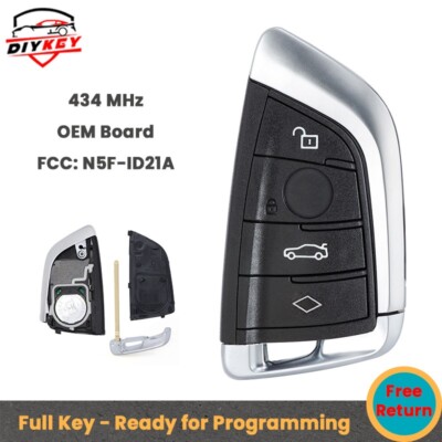 OEM Smart Remote Key FOB 434MHZ for BMW X1 X3,X4 G-Series 2015-2019 - N5F-ID21A