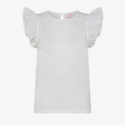

Женская футболка Sun68 White T33210 Top из смешанной ткани Sun 68 E2023