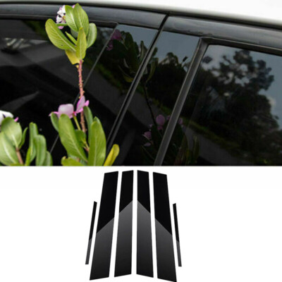 For Toyota Fortuner 2016-2024 6pcs Pillar Posts Trim Window Trim Cover Decals