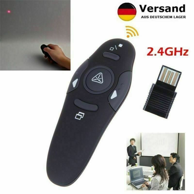 2.4GHz Kabellos Presenter PowerPoint Presentation Fernbedienung PPT Pen Clicker