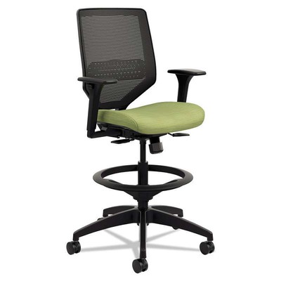 HON Solve Series Mesh Back Task Stool, Supports Up to 300 lb, 23'' to 33'' Seat He