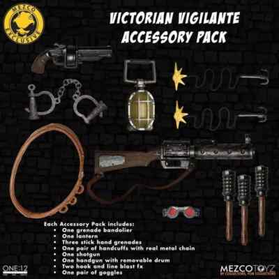 Mezco One:12 VICTORIAN VIGILANTE ACCESSORY Pack MDX Direct Exclusive Brand New