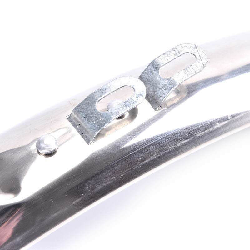 Retro Bike Front Rear Fenders 700c 27'' Stainless Steel Road Bike Mudguar:LU