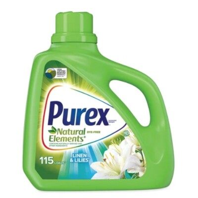 Purex Liquid Laundry Detergent, Natural Elements Linen & Lilies, 150 Fluid Ounce