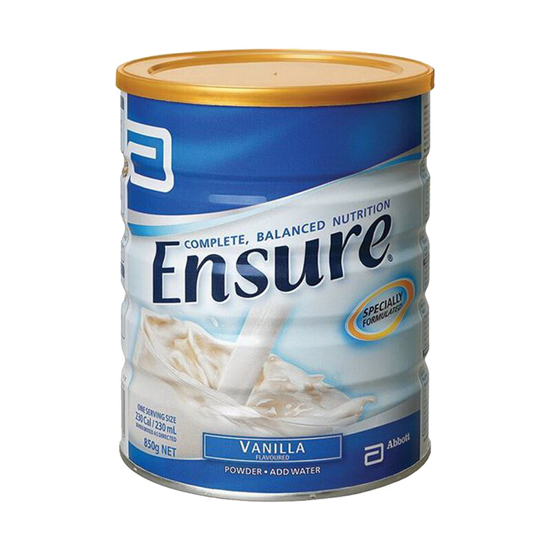 Ensure 2個x850g タンパク質プロテインバニラ味パウダーミルク健康食品 Ensure 2個x850g タンパク質プロテインバニラ味パウダーミルク