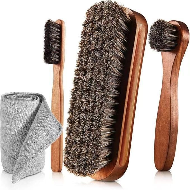4PCS Handheld Shoe Sole Mud Brush, Scrubber Polishing Cleaner Kit
