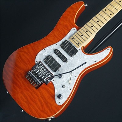 Used SCHECTER SD-2-24-AS (Orange/Maple) SN.SA0907007 Electric Guitar