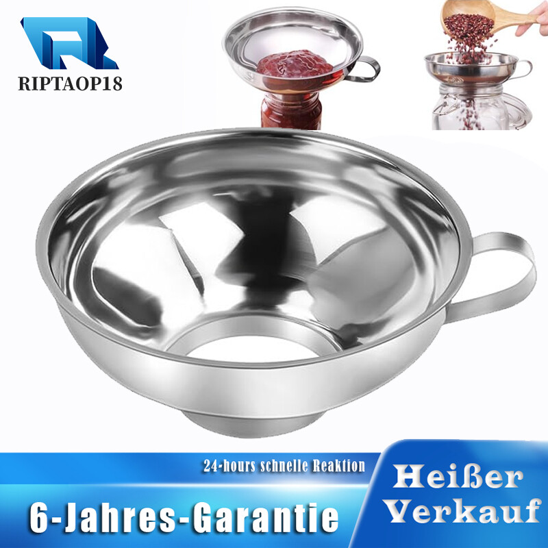 Trichter Edelstahl Marmelade Trichter Breiter ÃFfnung Einkochtrichter Mit Griff