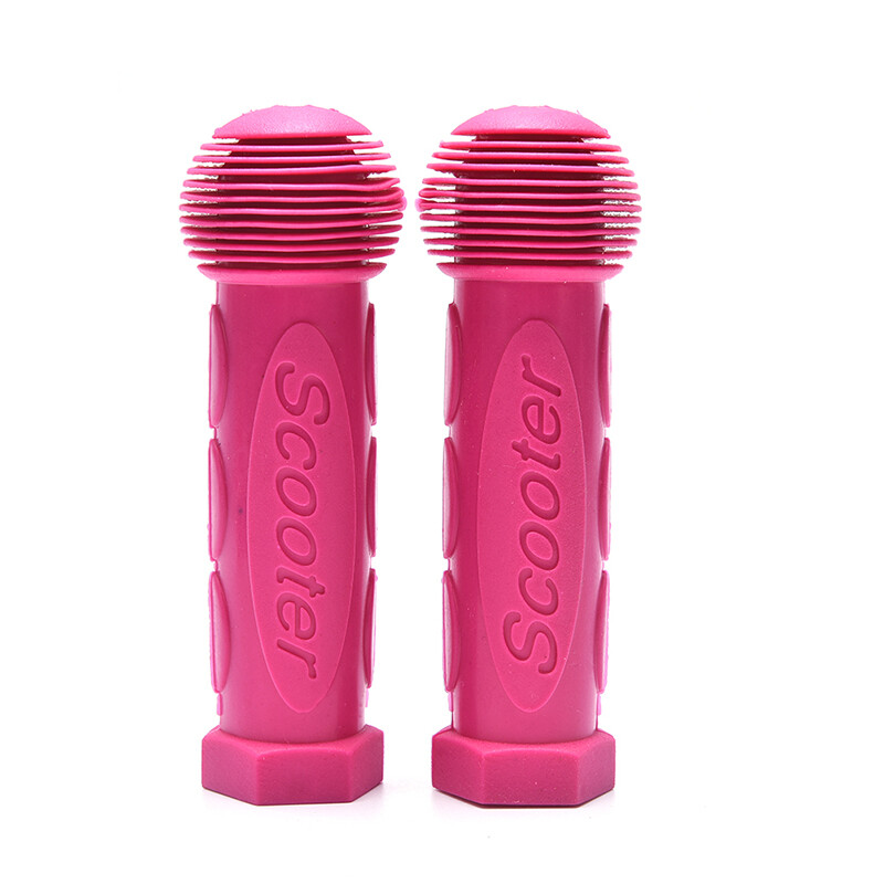 1 Pair Rubber Skateboard Scooter Handlebar Grips Children Bike Bicycle Gr;im