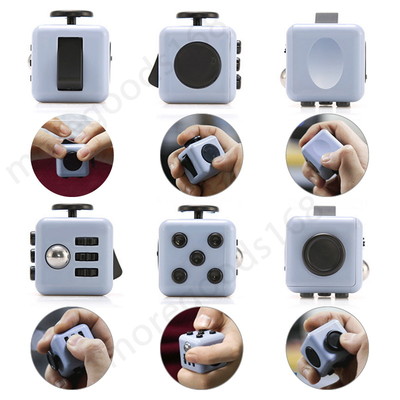 3D Fidget Hand Finger Spinner Cube Focus Stress Reliever Toy For Kids Gift HOT