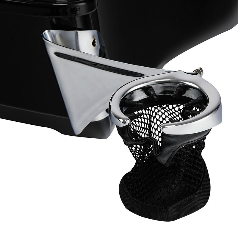 Rear Drink Cup Holder Passenger Fit For Harley Tri Glide Ultra Classic 2014-2023