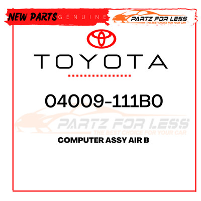 04009-111B0 TOYOTA GENUINE COMPUTER ASSY AIR B 04009111B0 OEM