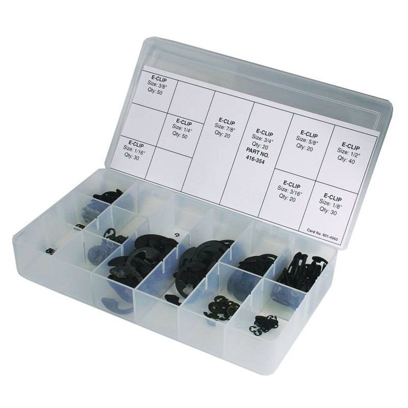 REPLACES UNIVERSAL E-CLIP KIT FOR LAWN MOWER HARDWARE 16" 4" 8" 2" STENS 415-166
