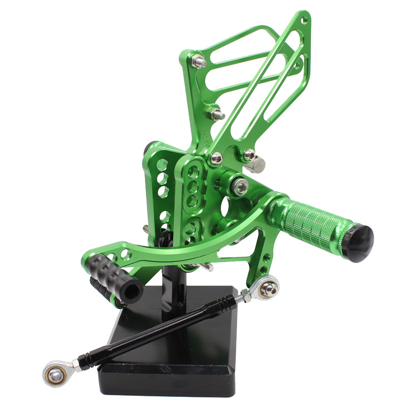 Black CNC Rearset Foot Pegs For Suzuki GSXR1000 2005-2006 (K5