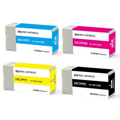 SJIC24P Compatible Ink Cartridge With Chip For Epson ColorWorks TM-C3520 C3500