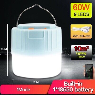 LED Solar Charging Lamp USB Rechargeable Camping Lantern Night Light Emergency L