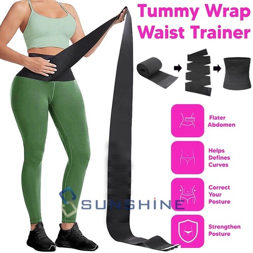 Lumbar Waist Support Snatch Me Up Bandage Wrap Sauna Belt Trimmer Body Shaper