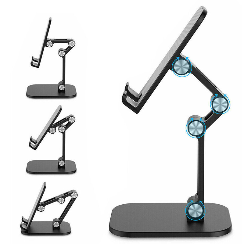 Foldable Tablet Desktop Stand Cell Phone Holder Mount For iP