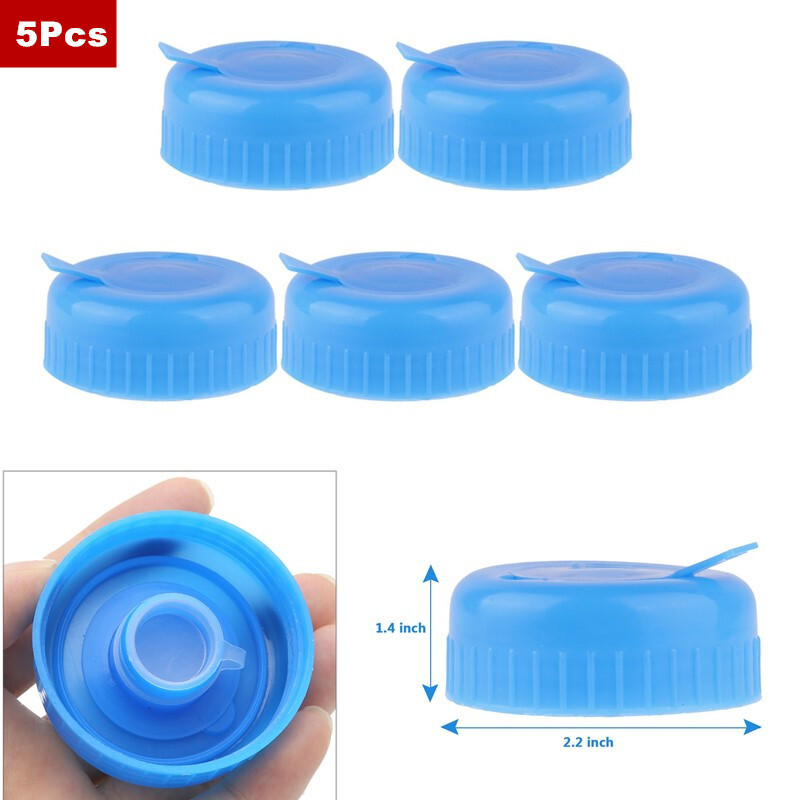 5pcs Reusable Home Water Bottle Cap 3-5,Gallon Sealing Screw On Jugs Lids Cover 5pcs Reusable Home Water Bottle Cap 3-5,Gallon Sealing Screw On Jugs Lids Cover