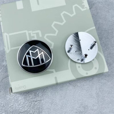 38mm Front grille badge for Mercedes Benz E S class for Maybach Brabus AMG badge