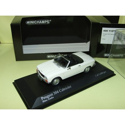 PEUGEOT 304 CABRIOLET 1972 Blanc MINICHAMPS 1:43