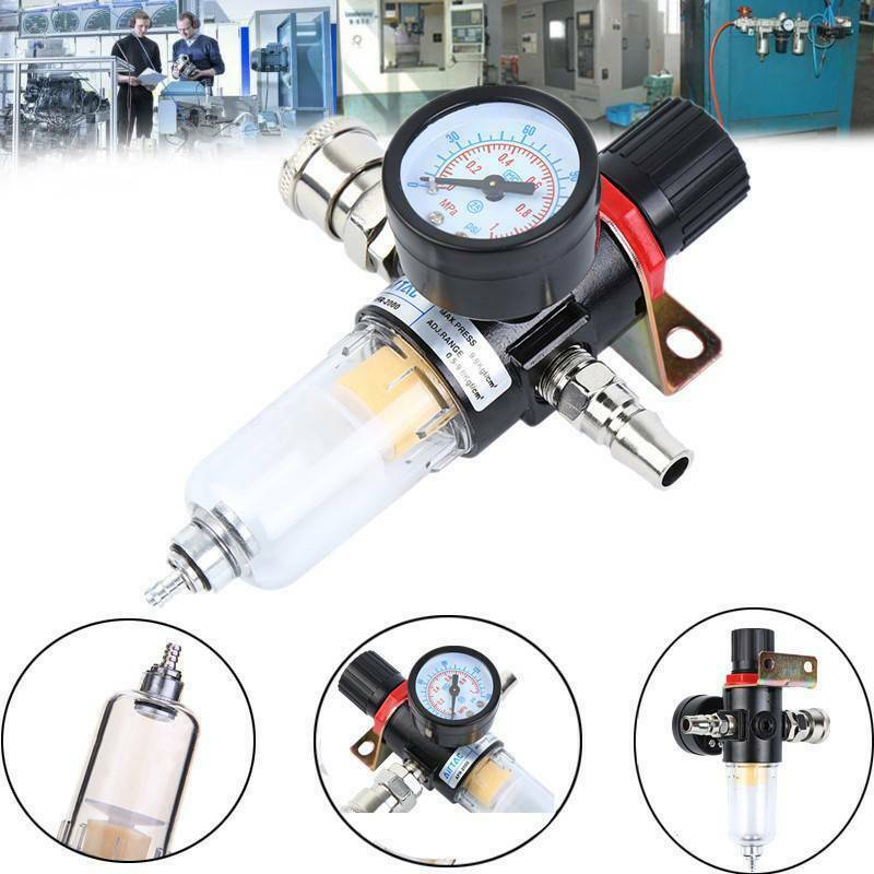 Filter Water Separator Trap Tools Kit Regulator Gauge 130psi