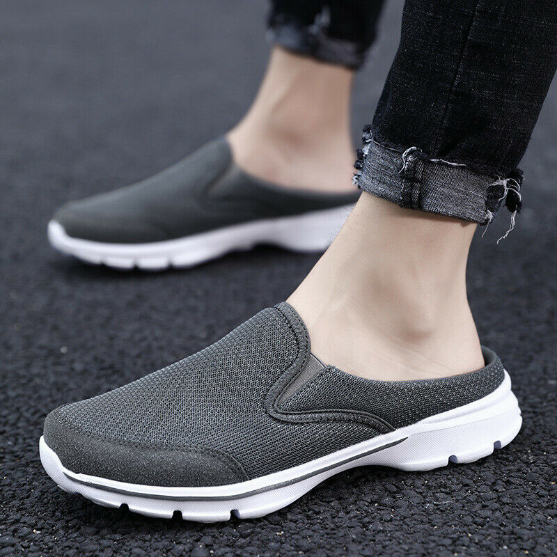 Lightweight Wide Closed Toe Flats Mules Casual Slip On