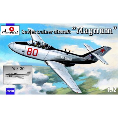 Amodel 72230 Plastic model 1:72 Yakovlev Yak-30 ''Magnum'' Soviet trainer aircraft