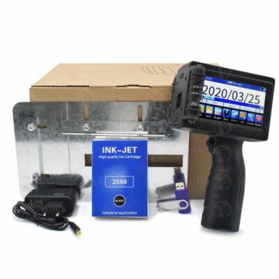 Industrial Handheld Inkjet Printer For Date QR Logo Barcode Printing 2-12.7mm