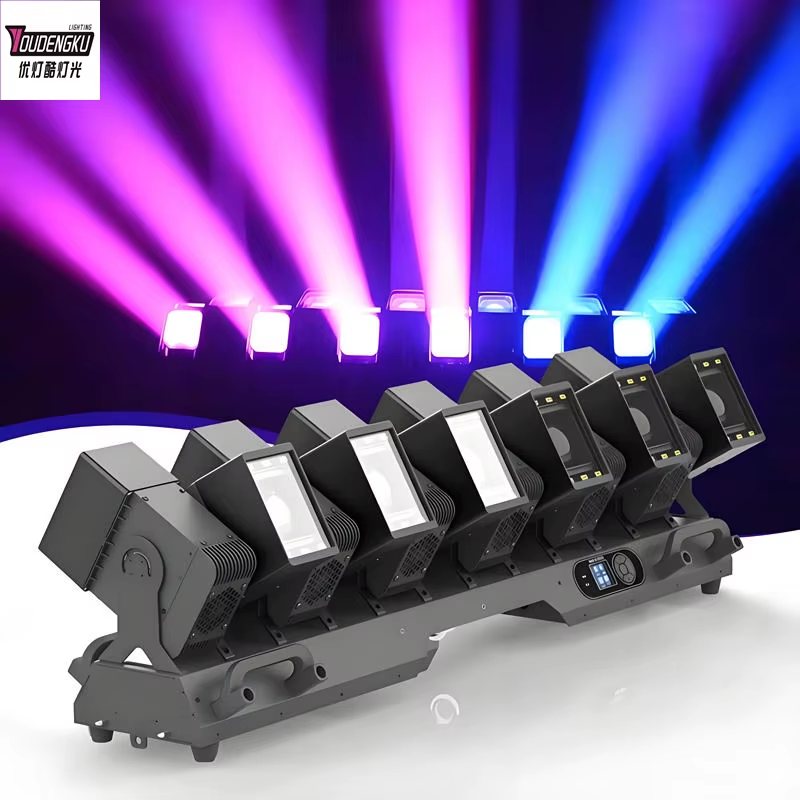1 piece 12x60w RGBW 4in1 LED Beam Wash Zoom Matrix Stage Moving Head Bar Lights