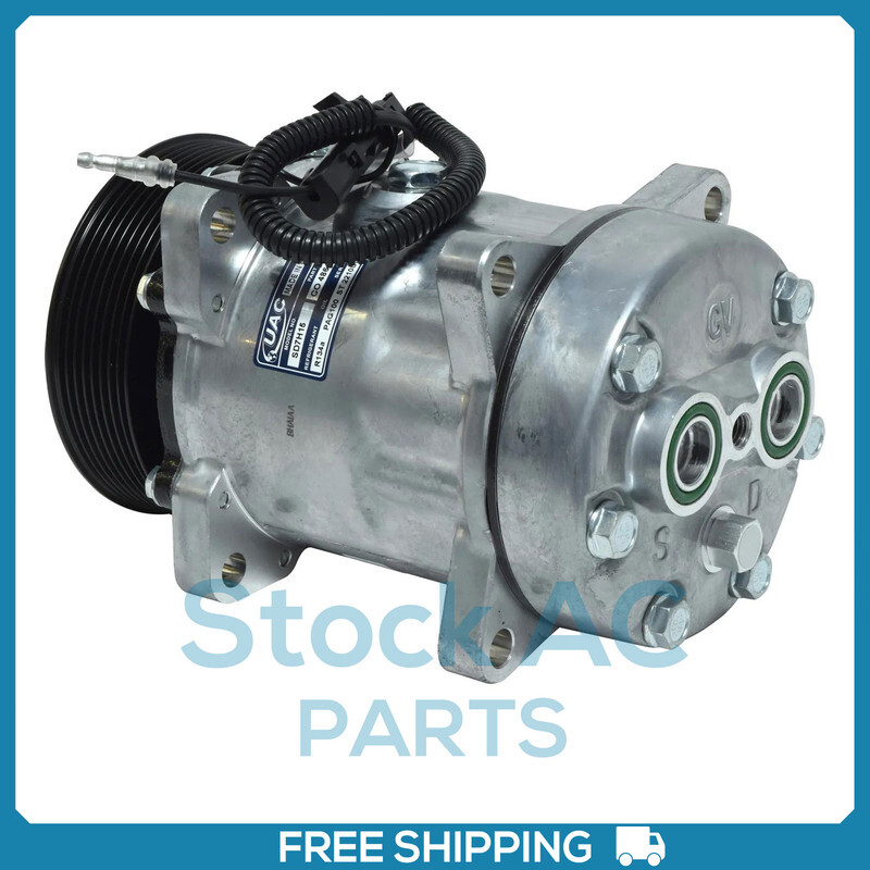 A/C Compressor FLX7 for Sanden Models 4751-5000/4864/Flex 7 - Picture 1 of 7