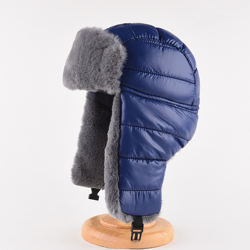 Herren Damen Dick Kunstpelz Kosake Hut Russisch Ushanka Ohrenklappe Ski Winter
