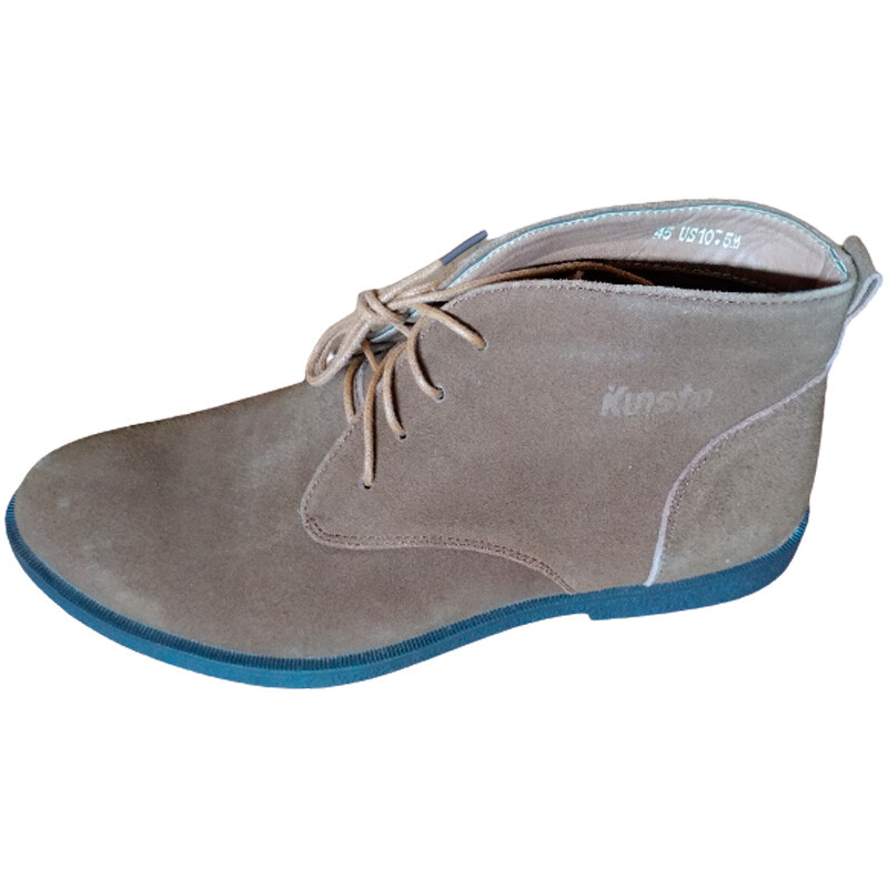 Size 10.5 Men’s Tan Suede  Lace Up Shoes Kunsto