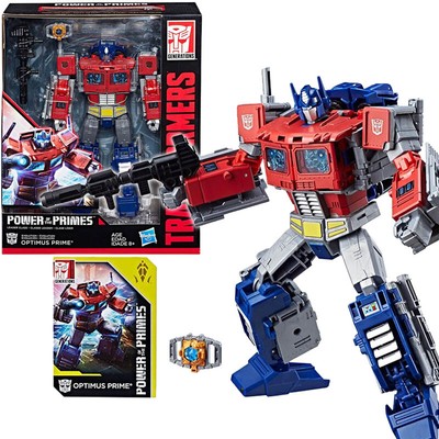 Hasbro Transformers Optimus Prime Power of the Primes Leader Evolution Figure