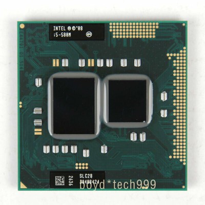   CORE i5-580M PROCESSOR 2.66GHZ/ /2.5  /s DMI(SLC28)Socket G1 CPU #W3