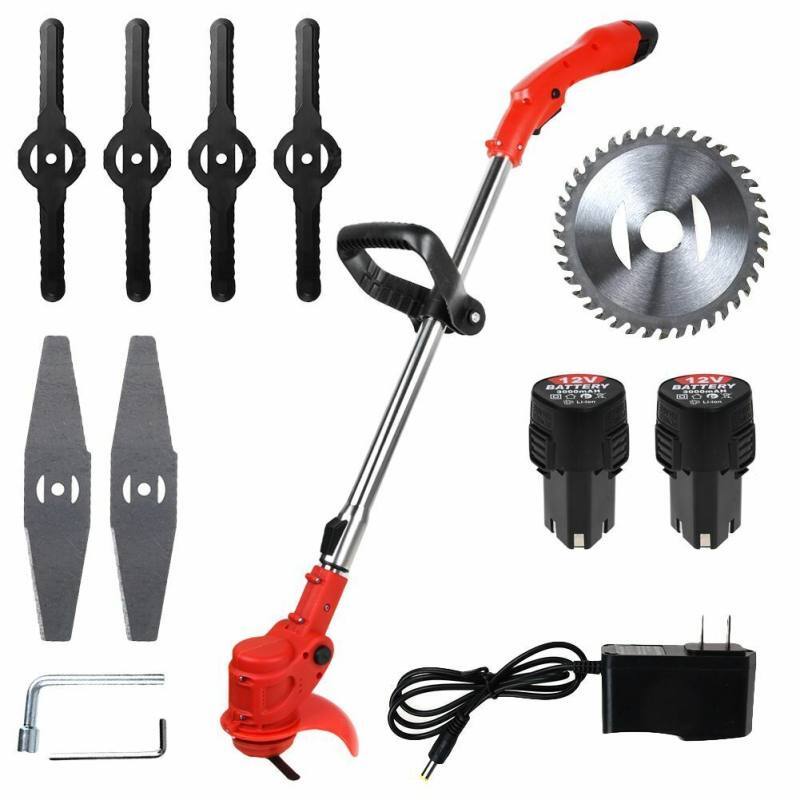 Battery Weed Eater Electric Weed Wacker Battery Powered Cordless Grass Trimmer